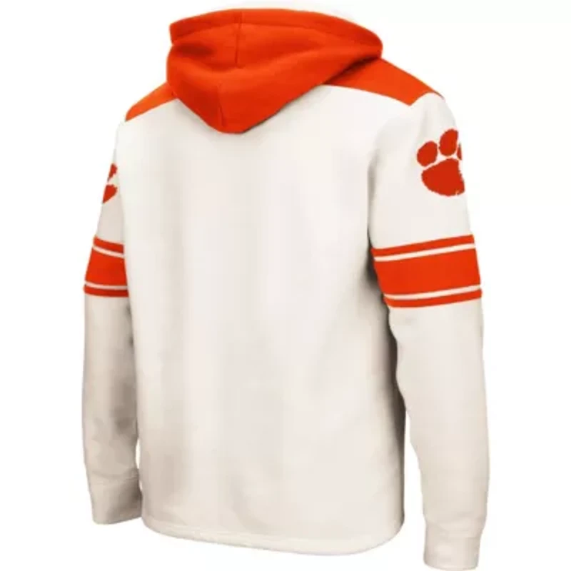 NCAA Clemson Tigers 2.0 Lace-Up Pullover Hoodie