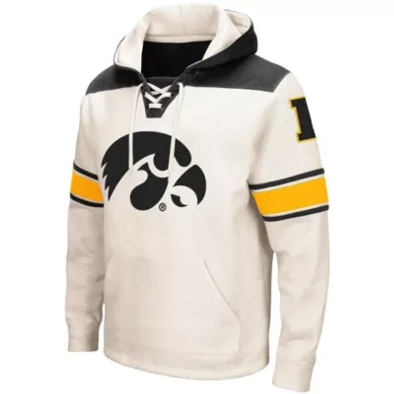 NCAA Iowa Hawkeyes 2.0 Lace-Up Pullover Hoodie