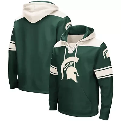 NCAA Michigan State Spartans 2.0 Lace-Up Pullover Hoodie