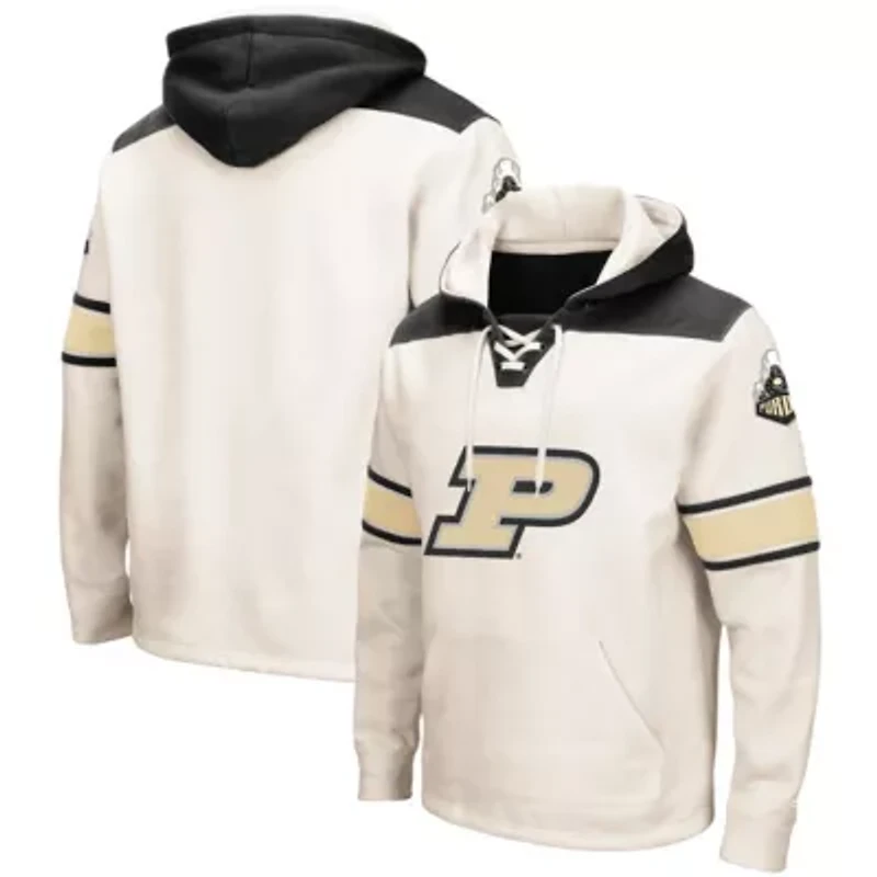 NCAA Purdue Boilermakers 2.0 Lace-Up Pullover Hoodie