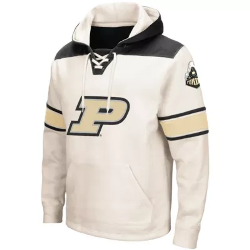 NCAA Purdue Boilermakers 2.0 Lace-Up Pullover Hoodie