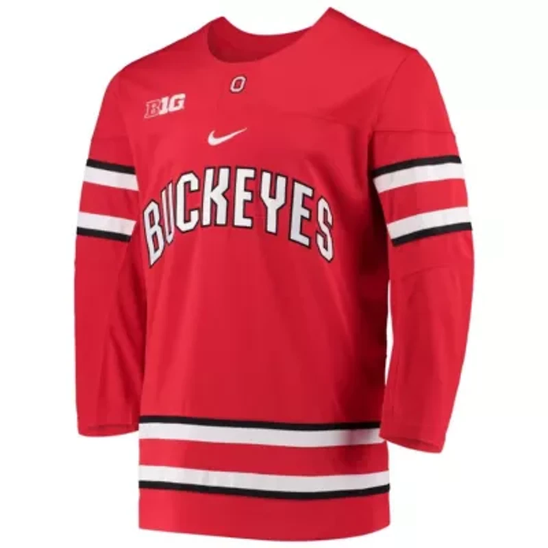 NCAA Nike Ohio State Buckeyes Replica Team Hockey Jersey
