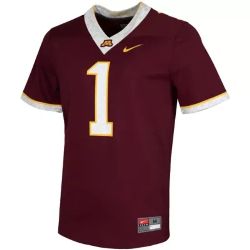 NCAA Nike #1 Minnesota Golden Gophers Untouchable Game Jersey