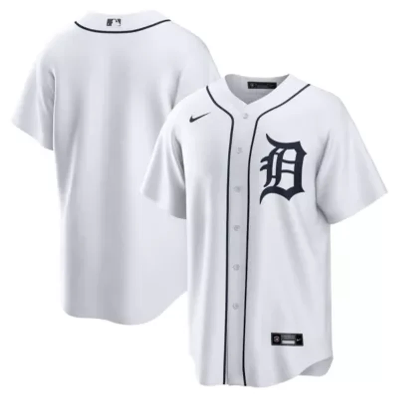 MLB Nike Detroit Tigers Home Replica Team Jersey