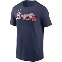 MLB Nike Ozzie Albies Atlanta Braves Fuse Name & Number T-Shirt