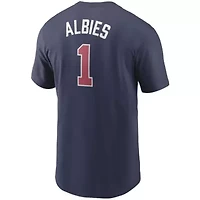 MLB Nike Ozzie Albies Atlanta Braves Fuse Name & Number T-Shirt
