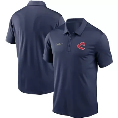 Cooperstown Teams Nike Cleveland Indians Collection Logo Franchise Performance Polo