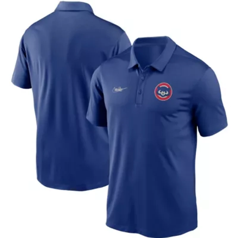 MLB Nike Chicago Cubs Cooperstown Collection Logo Franchise Performance Polo
