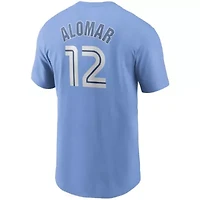 Toronto Blue Jays MLB Nike Roberto Alomar Powder Cooperstown Collection Name & Number T-Shirt