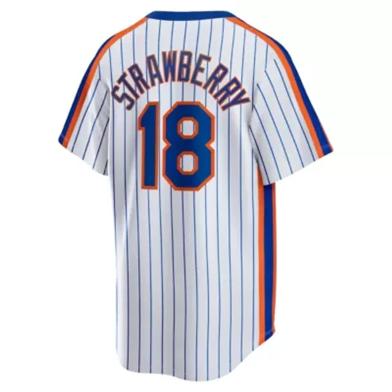 MLB Nike Darryl Strawberry New York Mets Home Cooperstown Collection Player Jersey