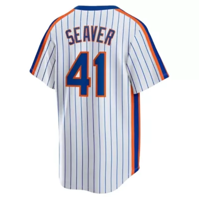 MLB Nike Tom Seaver New York Mets Home Cooperstown Collection Player Jersey