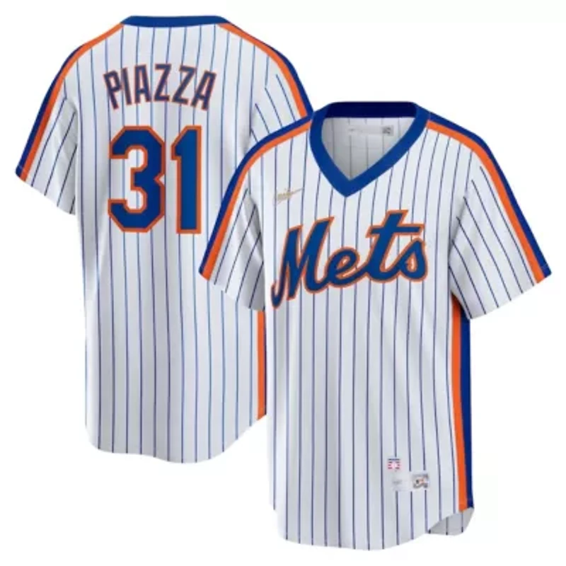 MLB Nike Mike Piazza New York Mets Home Cooperstown Collection Player Jersey
