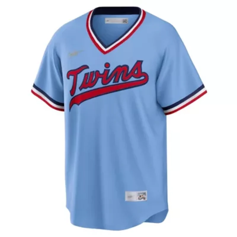 MLB Nike Light Minnesota Twins Road Cooperstown Collection Team Jersey