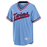 MLB Nike Light Minnesota Twins Road Cooperstown Collection Team Jersey