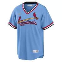 MLB Nike Light St. Louis Cardinals Road Cooperstown Collection Team Jersey