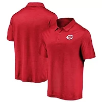 MLB Fanatics Cincinnati Reds Iconic Striated Primary Logo Lightweight Polo