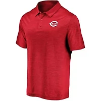 MLB Fanatics Cincinnati Reds Iconic Striated Primary Logo Lightweight Polo