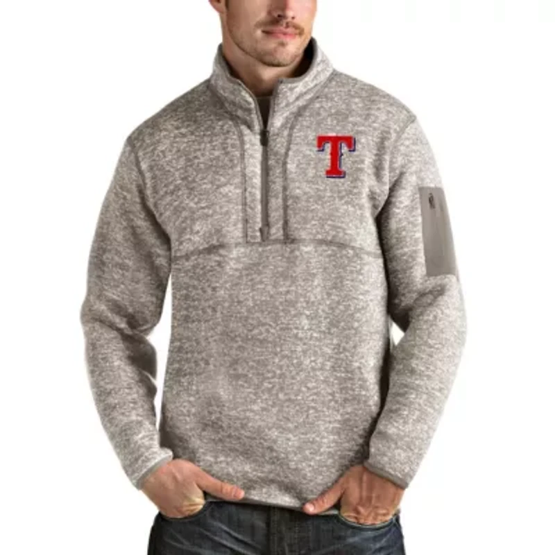 MLB Texas Rangers Fortune Quarter-Zip Pullover Jacket