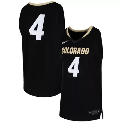 NCAA Nike #4 Colorado Buffaloes Team Replica Basketball Jersey