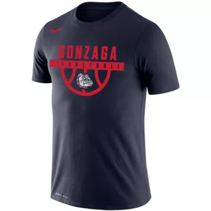 Gonzaga University Bulldogs NCAA Nike Basketball Drop Legend Performance T-Shirt