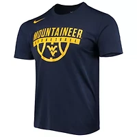 NCAA Nike West Virginia Mountaineers Basketball Drop Legend Performance T-Shirt