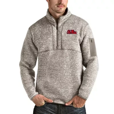NCAA Ole Miss Rebels Fortune Half-Zip Pullover Jacket