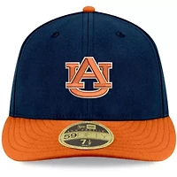 NCAA Navy/Orange Auburn Tigers Basic Low 59FIFTY Fitted Hat