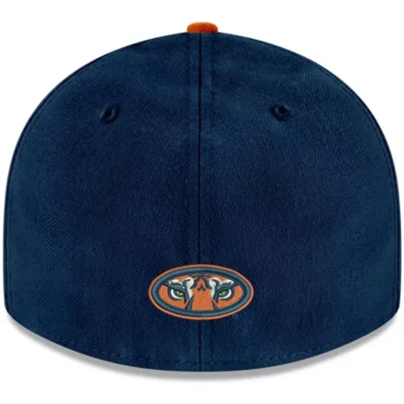 NCAA Navy/Orange Auburn Tigers Basic Low 59FIFTY Fitted Hat