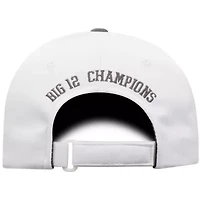 NCAA White/Gray Oklahoma Sooners 2019 Big 12 Football s Locker Room Adjustable Hat