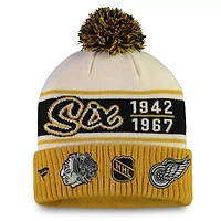 NHL Fanatics NHL Original 6 Refresh Cuffed Knit Hat with Pom