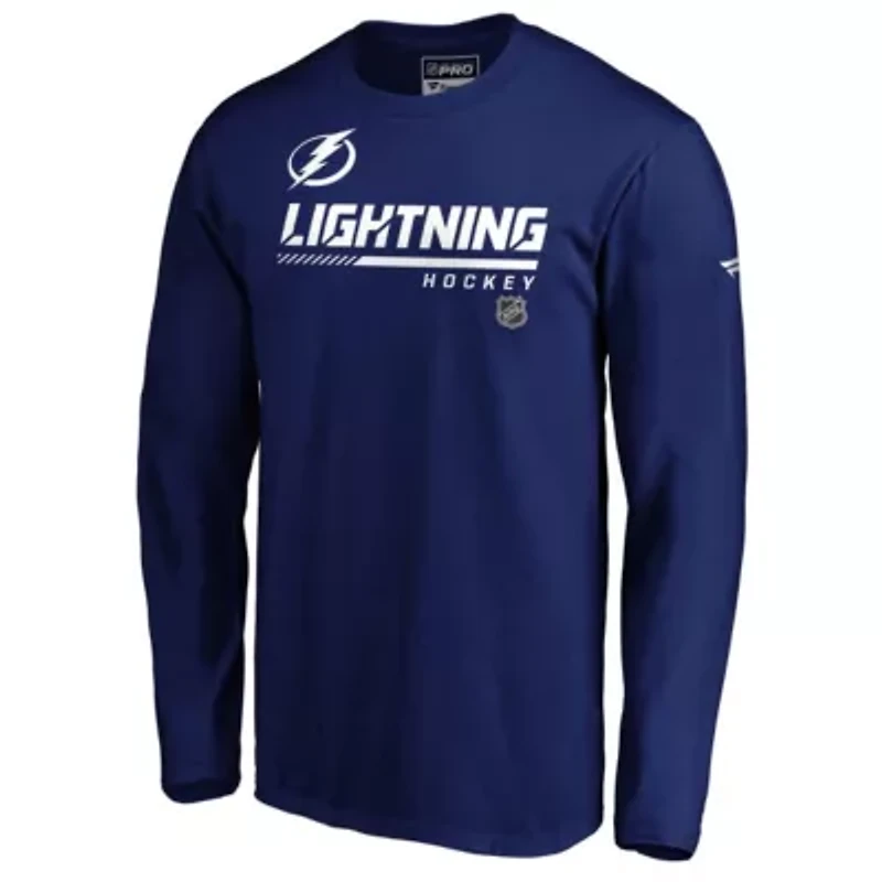 NHL Fanatics Tampa Bay Lightning Authentic Pro Core Collection Prime Long Sleeve T-Shirt