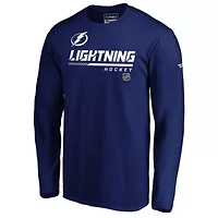 NHL Fanatics Tampa Bay Lightning Authentic Pro Core Collection Prime Long Sleeve T-Shirt