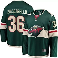 NHL Fanatics Mats Zuccarello Minnesota Wild Team Color Breakaway Player Jersey