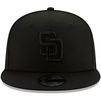 MLB San Diego Padres on 9FIFTY Snapback Adjustable Hat - Black