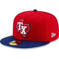MLB Red/Royal Texas Rangers 2020 Alternate 3 Authentic Collection On Field 59FIFTY Fitted Hat