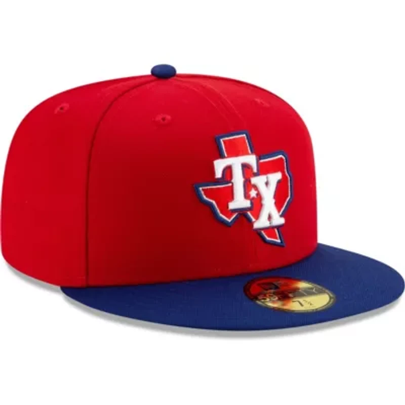MLB Red/Royal Texas Rangers 2020 Alternate 3 Authentic Collection On Field 59FIFTY Fitted Hat