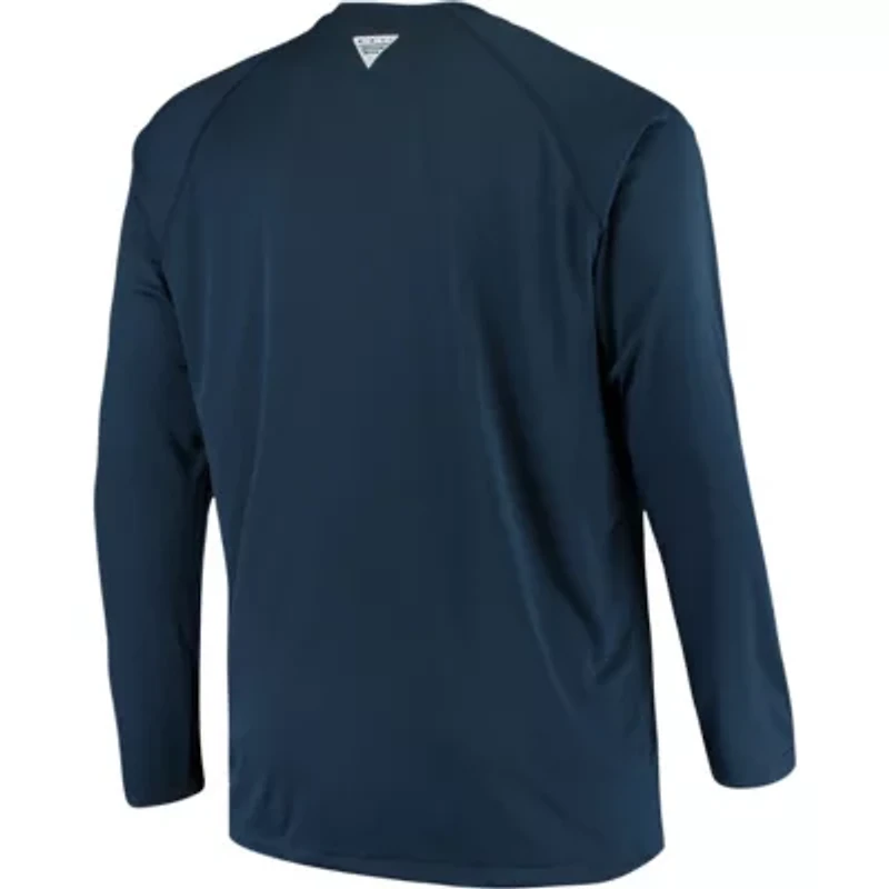 NCAA Auburn Tigers Big & Tall Terminal Tackle Long Sleeve Omni-Shade T-Shirt
