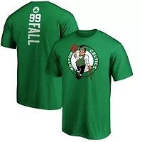 NBA Fanatics Tacko Fall Kelly Boston Celtics Playmaker Name & Number T-Shirt