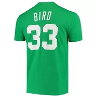 NBA Larry Bird Kelly Boston Celtics Hardwood Classics Stitch Name & Number T-Shirt