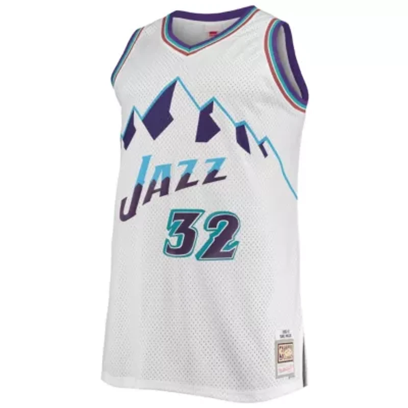 NBA Karl Malone Utah Jazz 1996/97 Big & Tall Hardwood Classics Swingman Jersey
