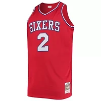 NBA Moses Malone Philadelphia 76ers 1982/83 Big & Tall Hardwood Classics Swingman Jersey