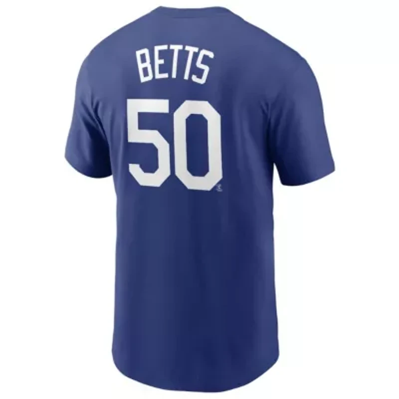 MLB Nike Mookie Betts Los Angeles Dodgers Name & Number T-Shirt