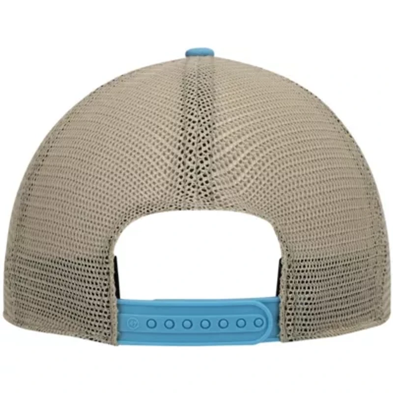 NCAA Light North Carolina Tar Heels Trawler Trucker Snapback Hat