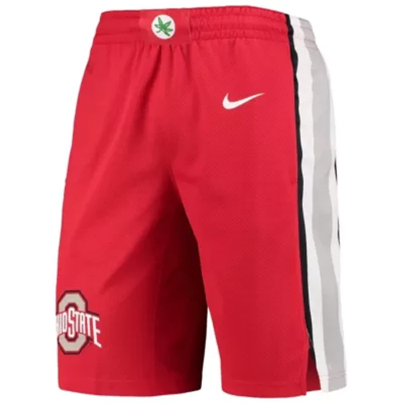 NCAA Nike Ohio State Buckeyes Replica Performance Basketball Shorts