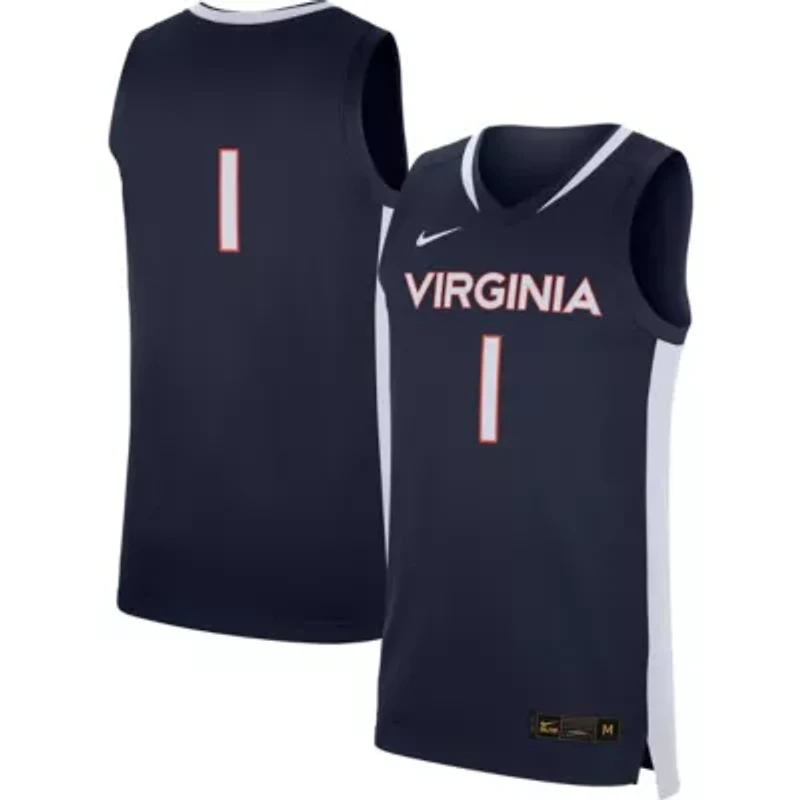 NCAA Nike #1 Virginia Cavaliers Replica Basketball Jersey