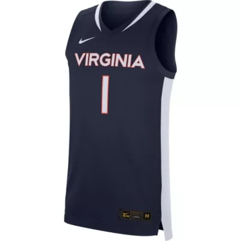 NCAA Nike #1 Virginia Cavaliers Replica Basketball Jersey