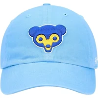 MLB Light Chicago Cubs Logo Cooperstown Collection Clean Up Adjustable Hat