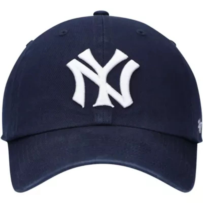 MLB New York Yankees Logo Cooperstown Collection Clean Up Adjustable Hat