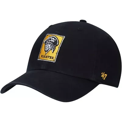 MLB Pittsburgh Pirates Logo Cooperstown Collection Clean Up Adjustable Hat