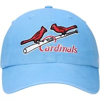 MLB Light St. Louis Cardinals Logo Cooperstown Collection Clean Up Adjustable Hat